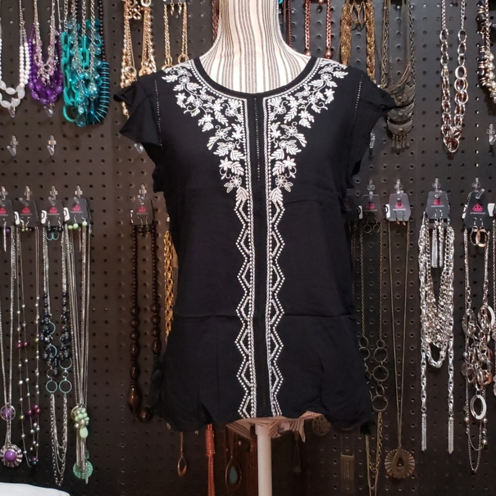 Embroidered Summer Blouse.
